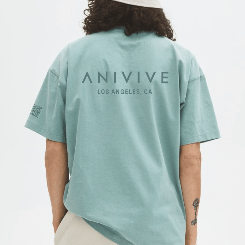 Anivive Oversized Fit Cotton T-Shirt