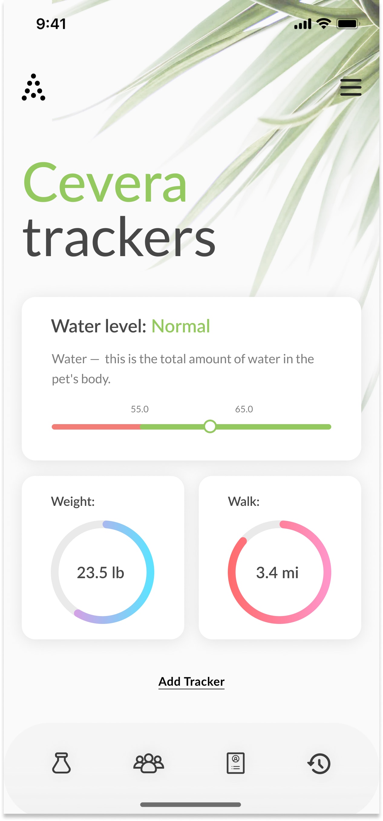 Cevera Tracker